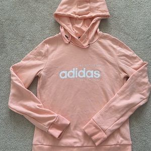 Pink adidas hoodie